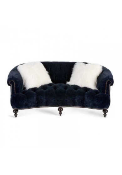 Rhett Upholstery Curved Sofa 3 Seater 